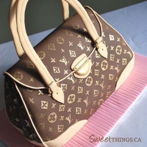 Louis Vuitton Bag birthday cake