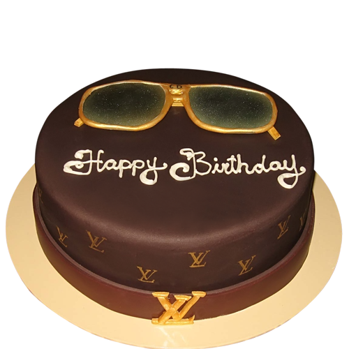 Happy Birthday Louis Vuitton Cake