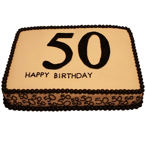 birthday cakes for 50