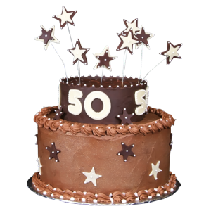 50th birthday cake designs