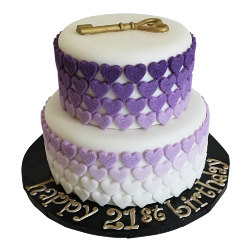 two tier birthday cakes