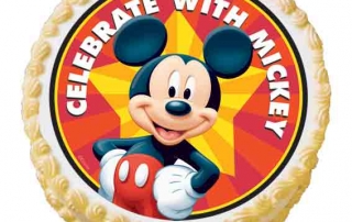 Micky Mouse Round Cake