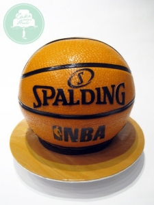 Glossy Basketball Cake