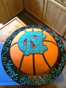 North Carolina Basketball Cake