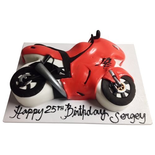 custom motorbike cake