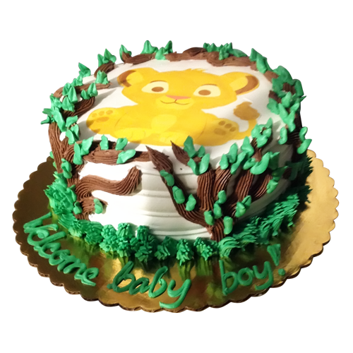 baby lion cake