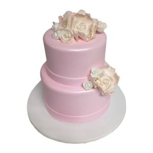 Pink Fondant Cake