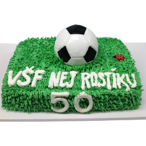 Simple Soccer Ball Cake