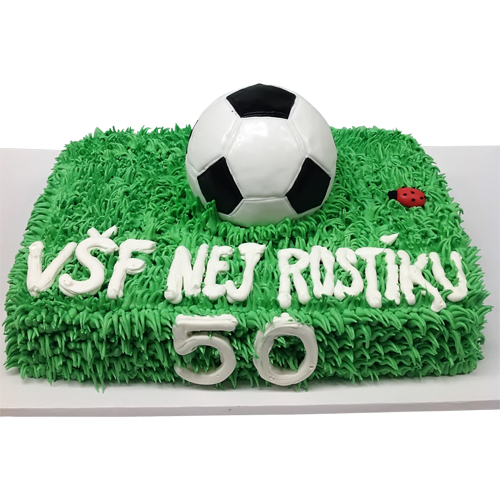 Simple Soccer Ball Cake