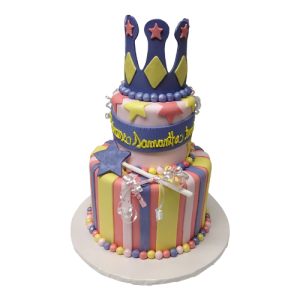 Colorful Crown Cake