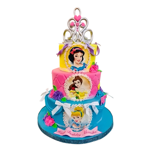 Disney Princesses Cake
